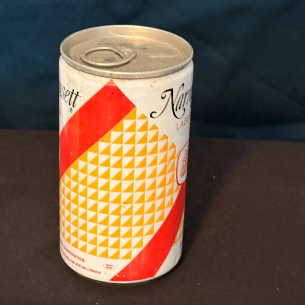 Narragansett Lager vintage Beer can